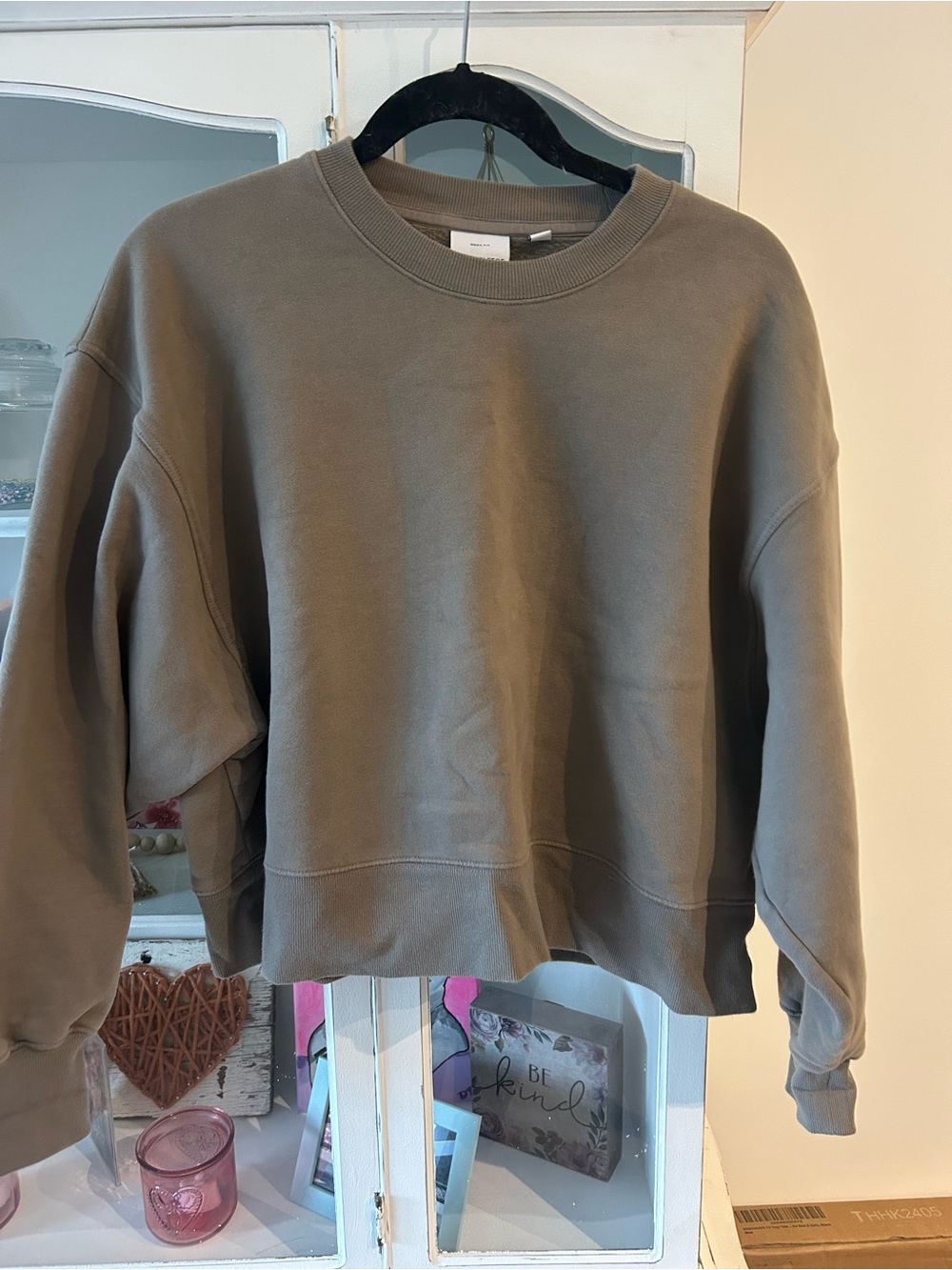 TNA Olive Green Crewneck Sweatshirt